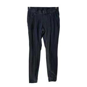 HUE Women’s Jegging Skinny Jeans Mid Rise Stretch Black Size Medium